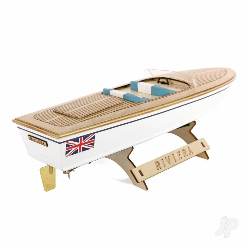 Riviera Motor Boat Wooden Boat Kit Radio Control RC Bundle 400mm Bundle 2 - Image 2