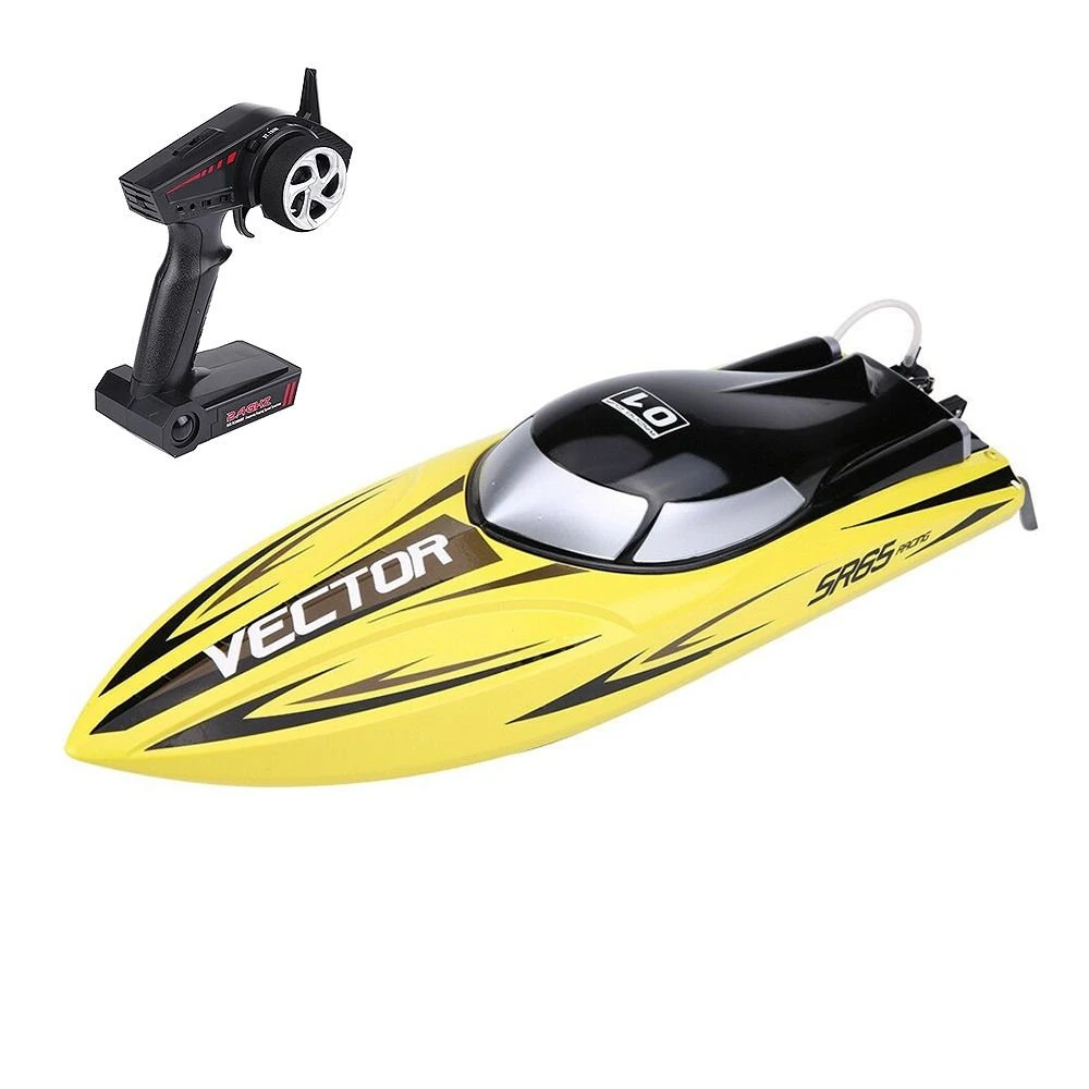 Volantex Racent Vector SR65CM Brushed RC Speed Boat RTR Yellow - Image 10