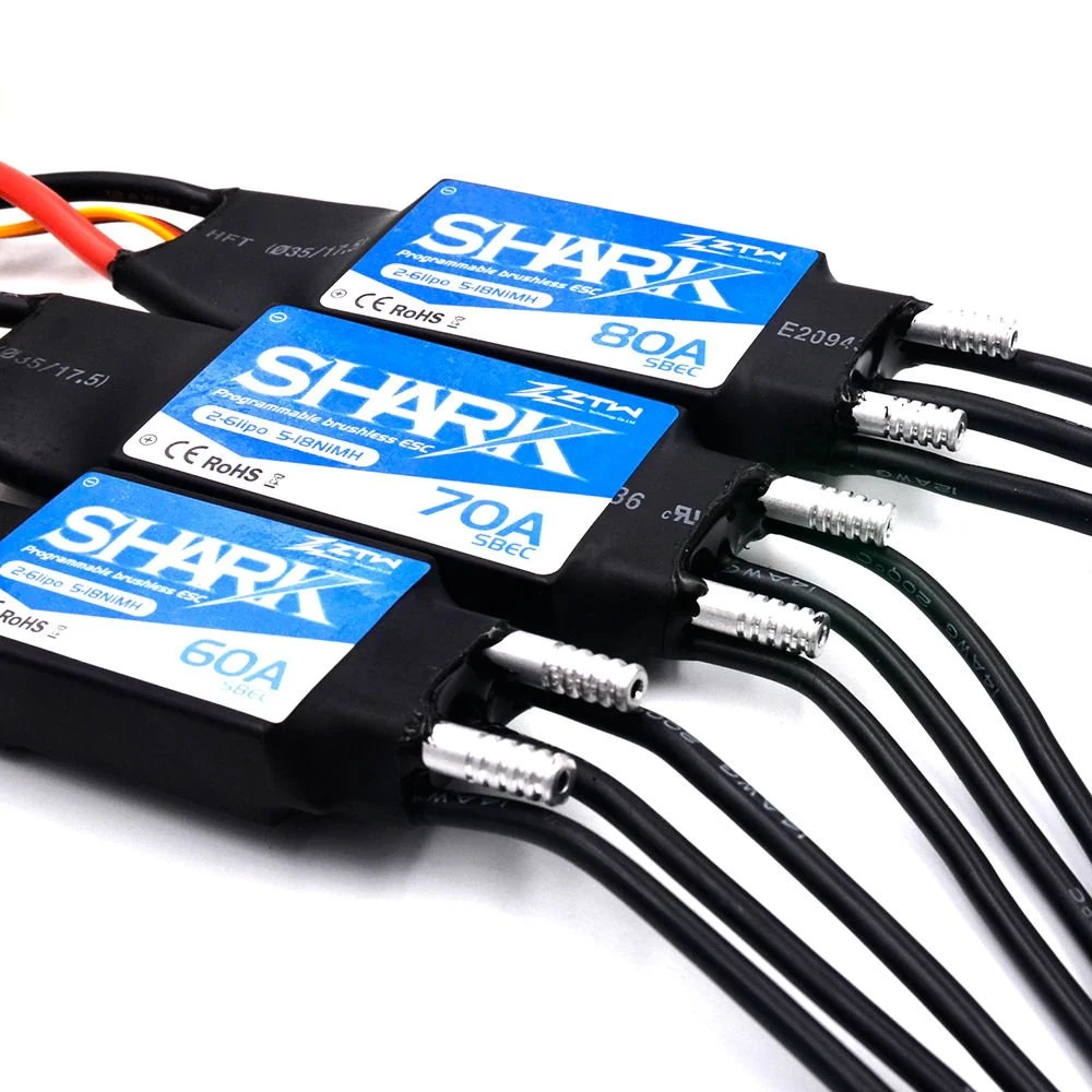 ZTW Shark Marine 20A SBEC ESC G2 2-4 Cells LiPo (Water-cooled) 5–12 Cell NiMH Packs - Image 2