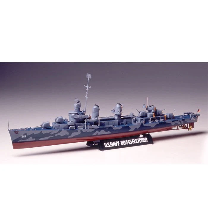 Tamiya 1/350 US Destroyer USS Fletcher DD-445 Model Kit #78012