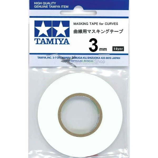 Tamiya Masking Tape For Curves 3mm #87178