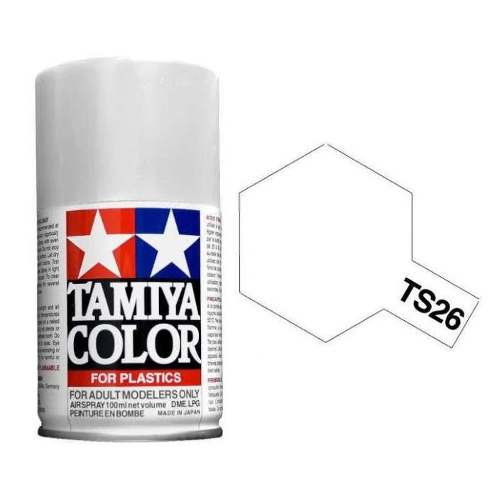Tamiya TS 26 Pure White Acrylic Spray 100ml #85026
