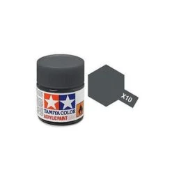 Tamiya Mini X-10 Metallic Gun Metal Acrylic Paint 10ml Bottle – 81510