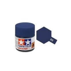 Tamiya Mini X-3 Gloss Royal Blue Acrylic Paint 10ml Bottle – 81503