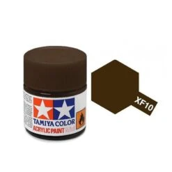 Tamiya Mini XF-10 Flat Brown Acrylic Paint 10ml Bottle