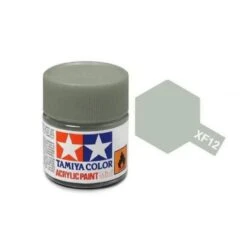 Tamiya Mini XF-12 Japanese Navy Grey Acrylic Paint 10ml Bottle