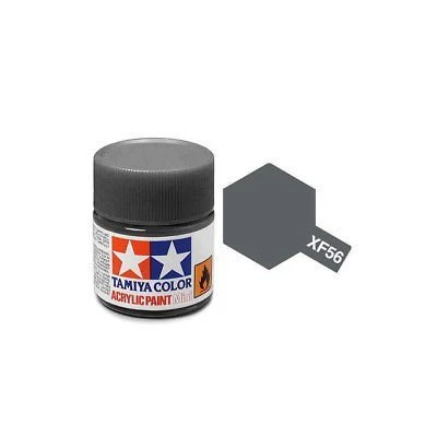 Tamiya Mini XF-56 Metallic Grey Acrylic Paint 10ml Bottle – 81756