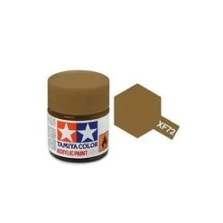 Tamiya Mini XF-72 Flat JGSDF Brown Acrylic Paint 10ml Bottle – 81772