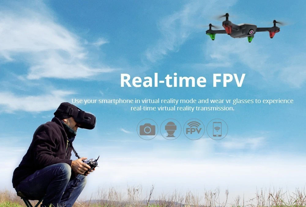 UDI MIRAGE PRO HD 1080P 5G WIFI FPV GPS Brushless RC Drone Quadcopter With Follow Me Mode RTF - Image 11