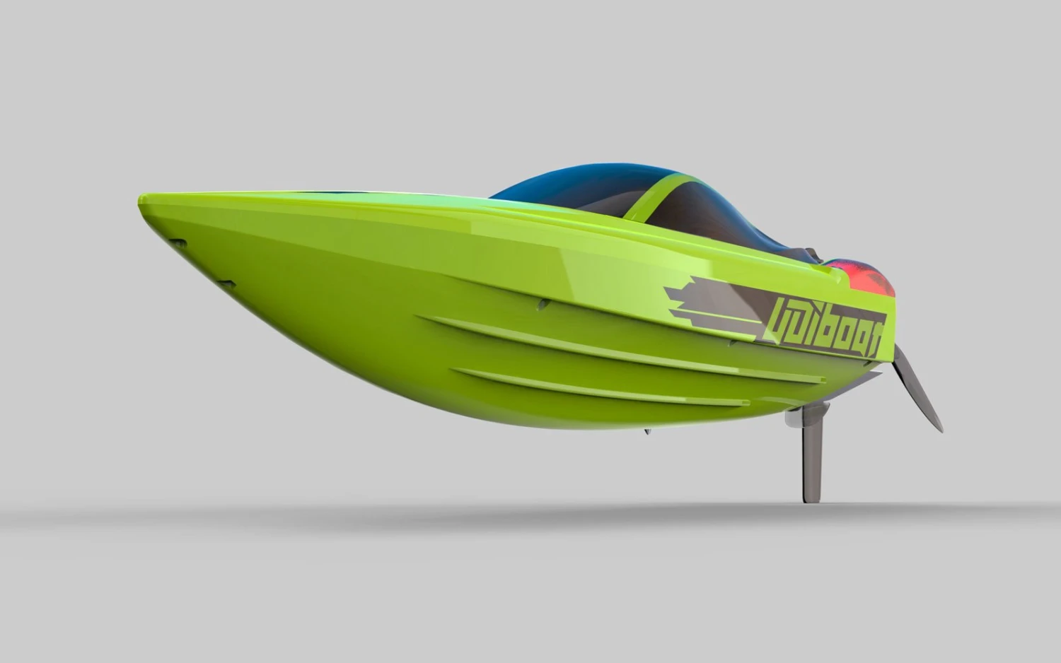 UDI Mosasaurus RC Radio Remote Control Brushless Speed Boat Green UDI018 - Image 5