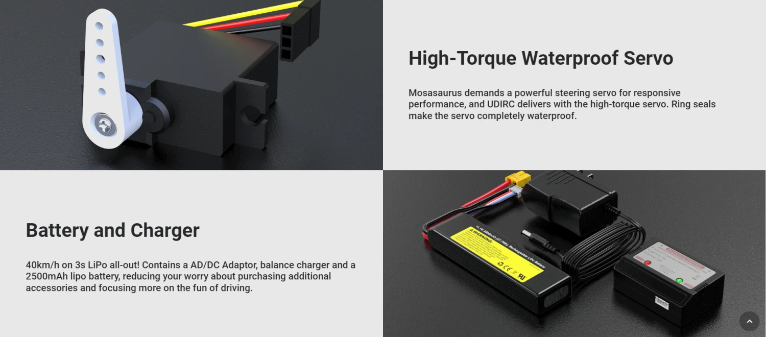 UDI Mosasaurus RC Radio Remote Control Brushless Speed Boat Green UDI018 - Image 8