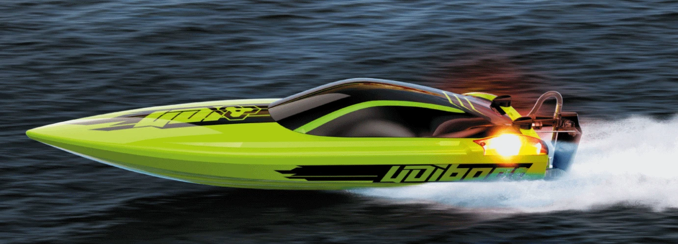 UDI Mosasaurus RC Radio Remote Control Brushless Speed Boat Green UDI018 - Image 10