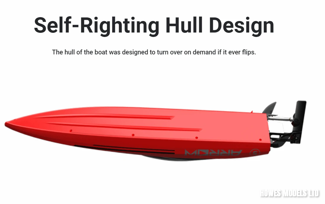 UDI Arrow RC Radio Remote Control Brushless Speed Boat UDI005 In Red - Image 18