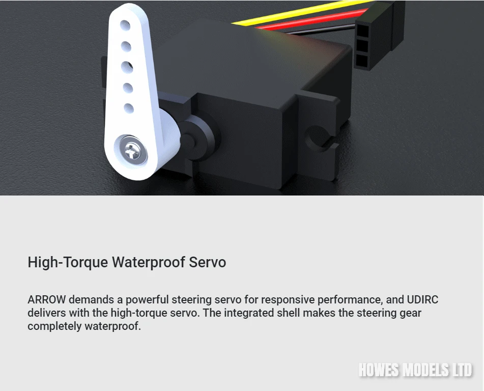 UDI Arrow RC Radio Remote Control Brushless Speed Boat UDI005 In Red - Image 19