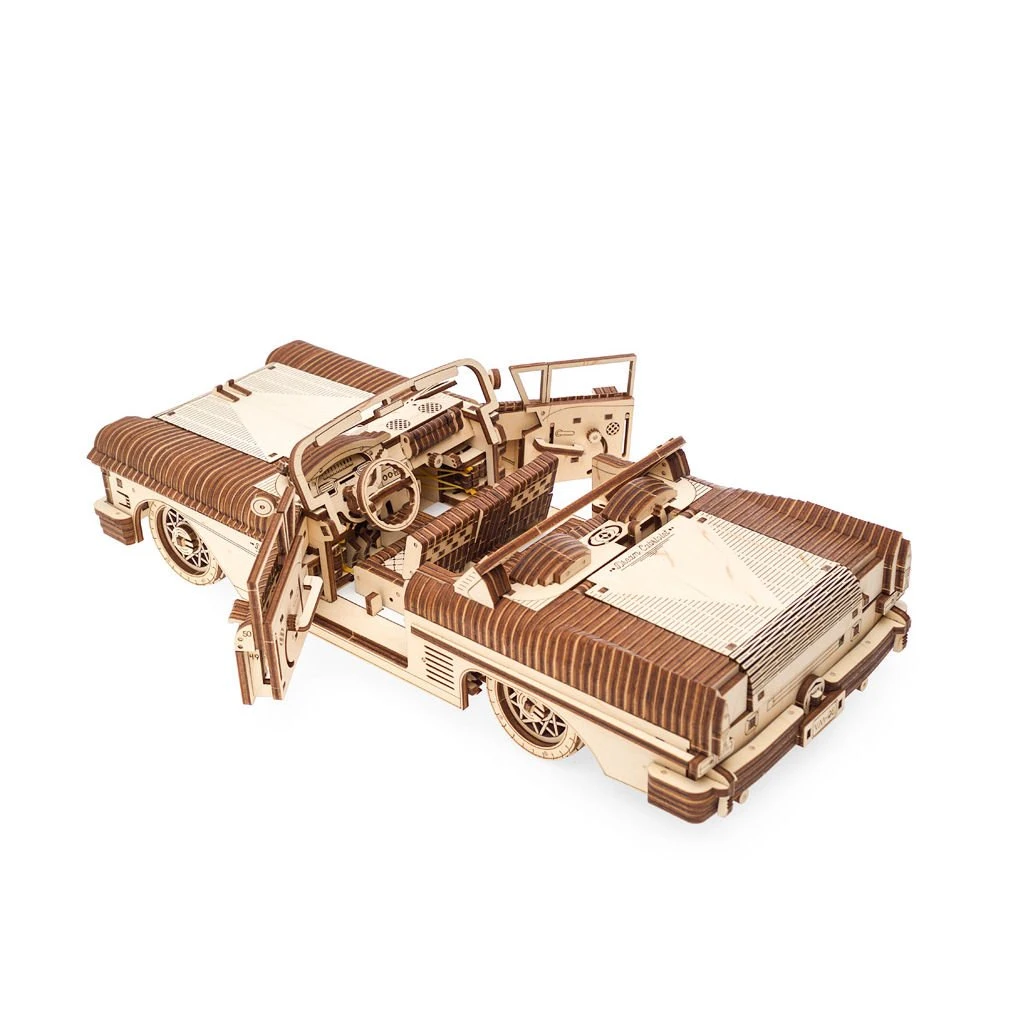 UG70073 UGEARS Model Dream Cabriolet VM-05 Wooden Kit