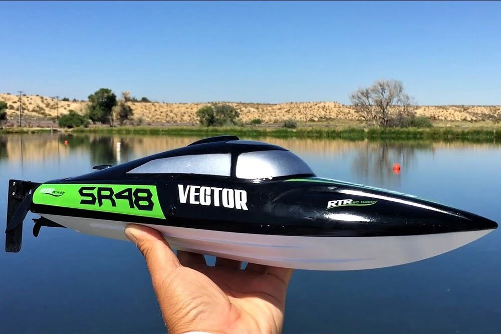 Volantex Racent Vector SR48 Brushless Boat RTR Black - Image 3