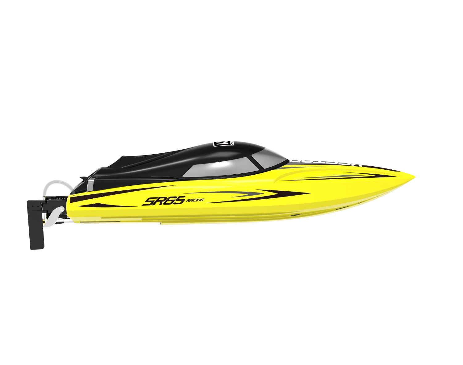 Volantex Racent Vector SR65CM Brushed RC Speed Boat RTR Yellow - Image 6