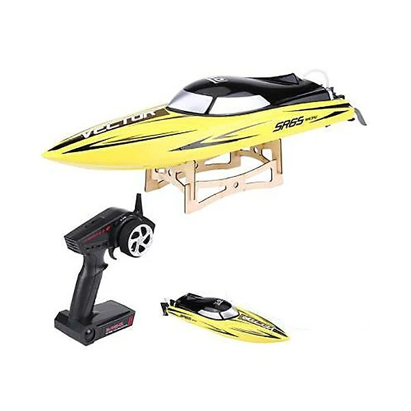 Volantex Racent Vector SR65CM Brushed RC Speed Boat RTR Yellow - Image 2