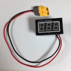 Bait Boat Battery Tester For The Lake Reaper PRO Bait Boats, 6 Volt, Digital, LED With XT60 Female Connector