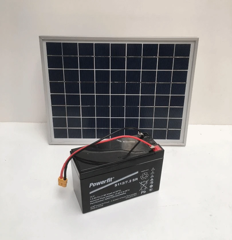Solar Panel Charger For The Waverunner Bait Boat Battery With Yellow XT60 Connector - Image 3