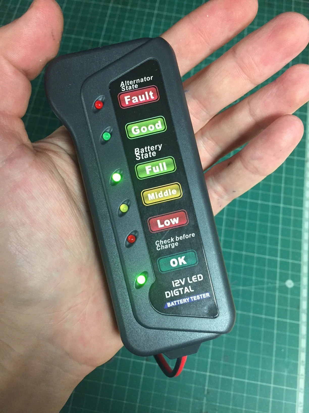 Bait Boat Battery Tester For The Viper, Icon, MK3 & Storm 12 Volt Digital LED - Image 2