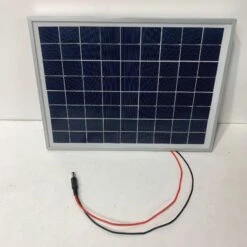Solar Panel Charger For The Viper And Waverunner Bait Boat Batteries With Black Connector
