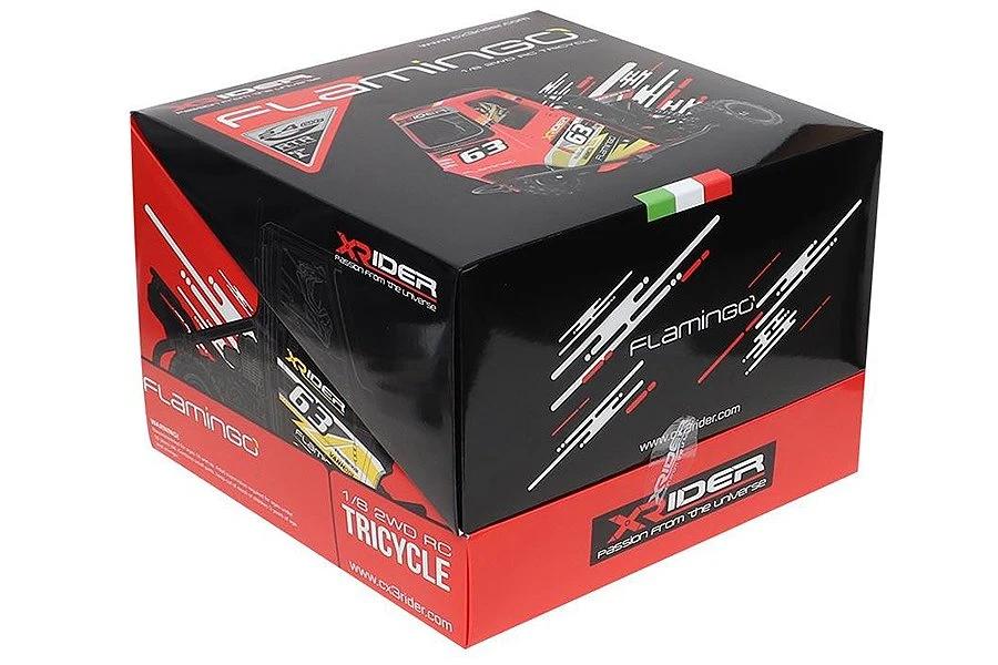 X-RIDER Flamingo 1/8 Radio Control RC Tricycle RTR – Red - Image 9