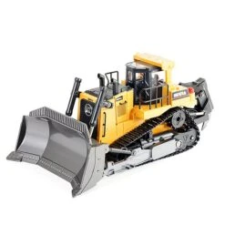 Huina 1/16 RC Radio Control Bulldozer 2.4G 9CH W/Die Cast Grab