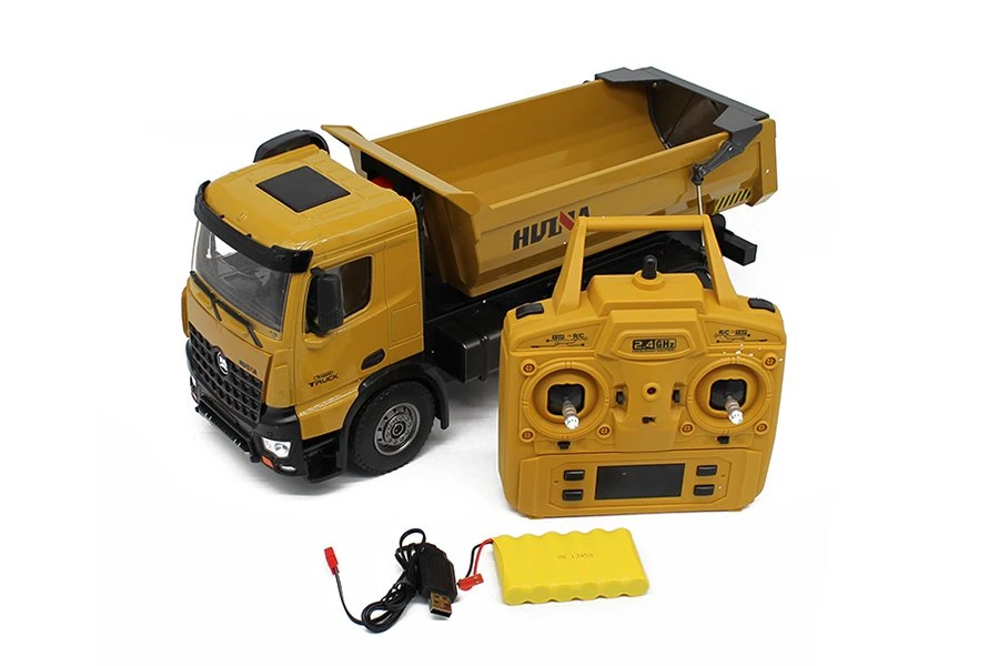 HUINA RC Tipper Dumptruck 2.4G 10CH W/Die Cast Cab, Dump Bed CY1582 - Image 4