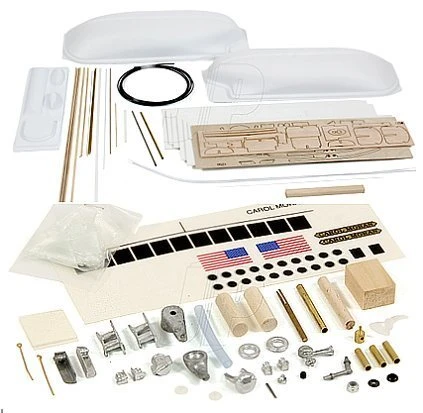 Dumas Carol Moran Kit 1:72 Tug Boat DUM1250RC Bundle With Stick Type Radio - Image 3