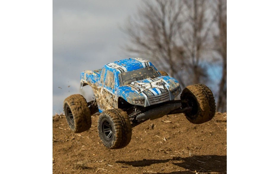 ECX AMP MT 1:10th 2wd Radio Control RC Monster Truck Car Kit Build-to-Drive - Image 11