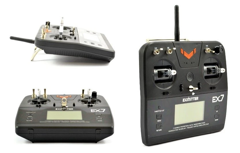 Volantex Exmitter 2.4GHz 7-CHannel Radio W/LCD Screen - Image 4