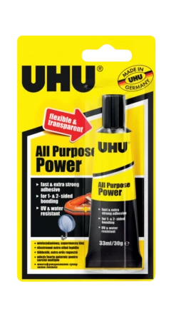 UHU 33ML All Purpose Flexible & Transparent Power Glue